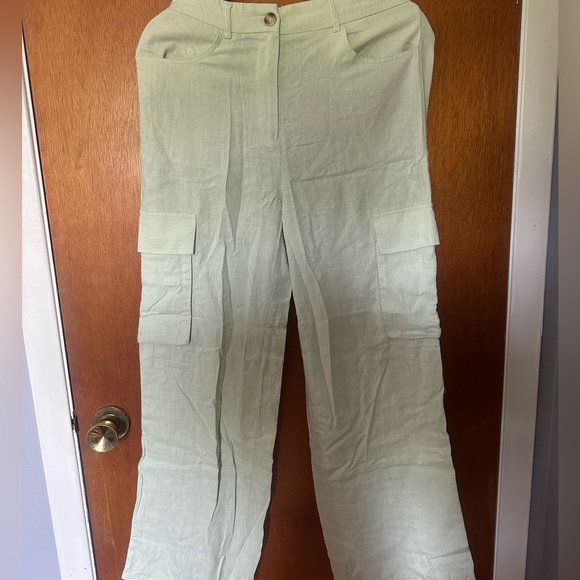 Cargo Linen Pants - Picture 1 of 1